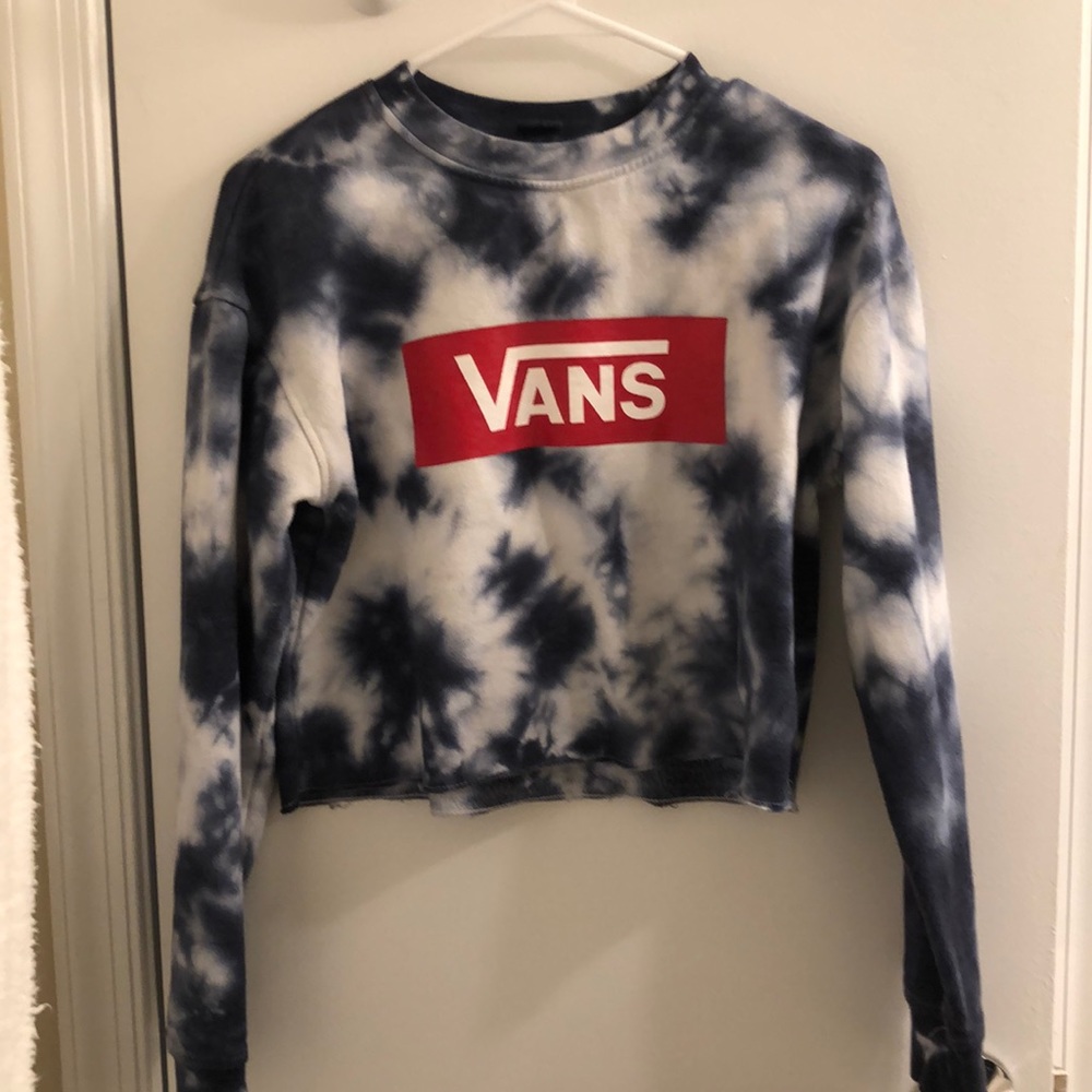 VANS Cropped Sweatshirt Tie Dye